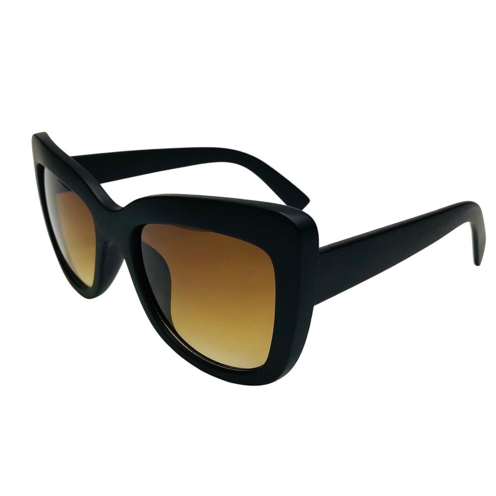 Cat Eye Sunglasses Women Fashion Oversized Shades Designer Style‎ Brown Lentes